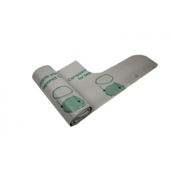 Compostable waste bags made from cornstarch - 14.5 l