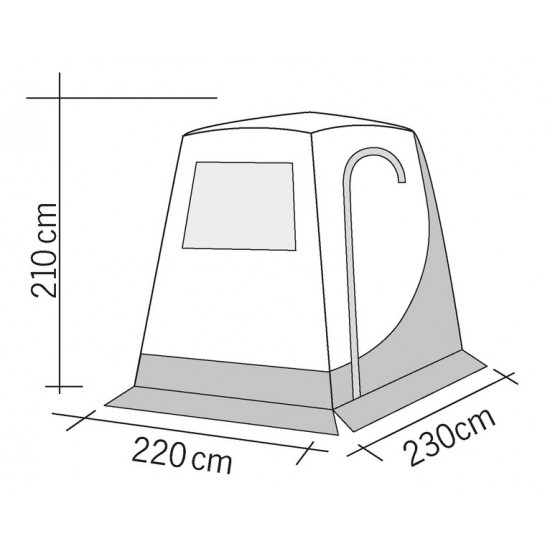 Trapez Premium rear tent for Renault Trafic and similar models