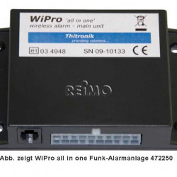WiPro "all in one" wireless alarm as a pre-assembled installation kit for Iveco Daily from 2006 onwards