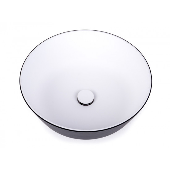 Round washbasin made of Ocritech