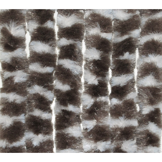 Fluffy curtain 56x185 taupe