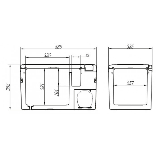 STYLE'N'COOL compressor cool box - 26 l