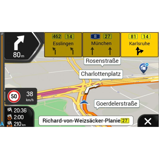 Navigation package for infotainment systems X-427 and X-F270