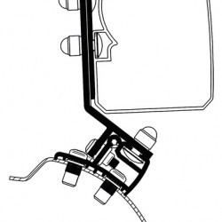 Awning adapter T 3200 - PSA Minivan Fixed LHD from 2016