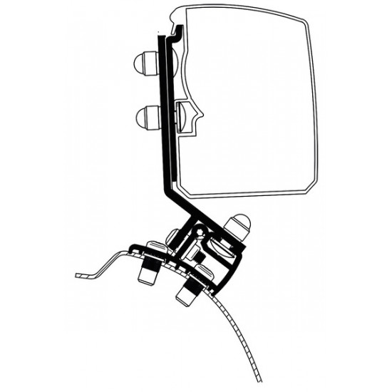 Awning adapter T 3200 - PSA Minivan Fixed LHD from 2016