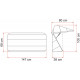 Luggage box for bicycle carriers - Ultra Box 360