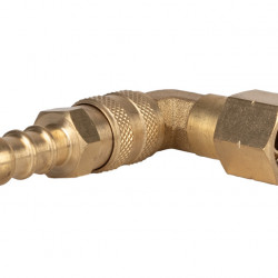 30 mbar quick-release coupling - Rotating 90° connection