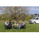 Holiday Travel Folding Sofa for 2 People - Grey Melange