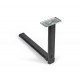 Folding table legs – hinge in the middle