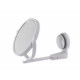 Round mirror with suction cup