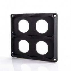 Mounting frame 4-gang (square)