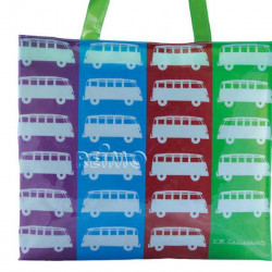 VW Collection T1 Bulli Bus Shopper Colors - Bag PVC - Multicolored