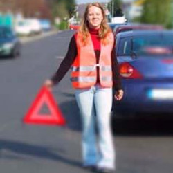 Yellow safety vest ES/P regulation