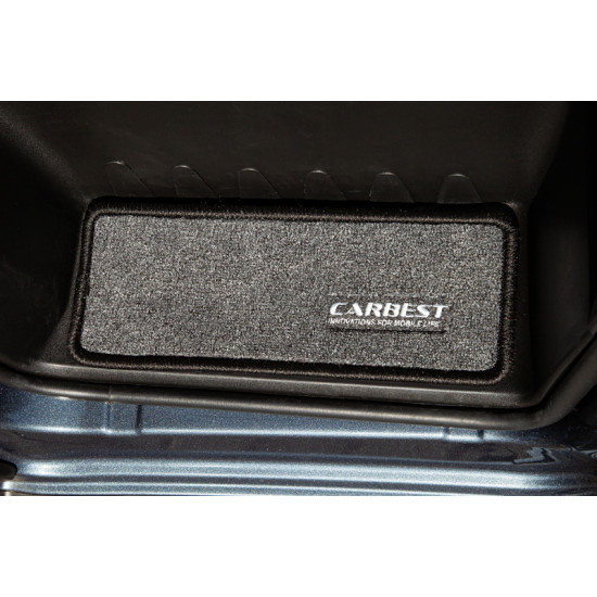 Carbest carpet cab entry mats for Ford Transit Custom from 2016 onwards