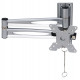Carbest TV holder Simon Luxus, silver