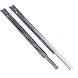 Single extension slides for heavy-duty use