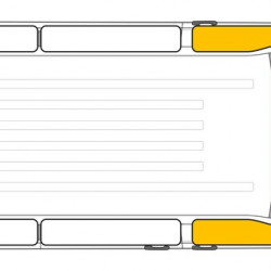 Carbest Isoflex Thermo Mat for VW T5/T6 from 2003 onwards - Driver's Cab - 3-piece