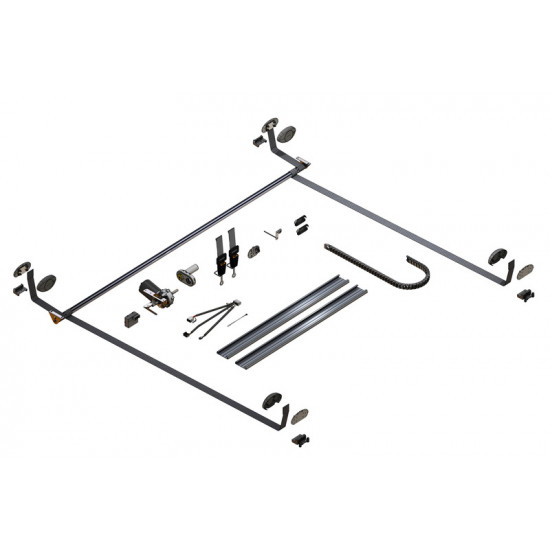 Electric drop-down bed 1865 x 1600 - Without frame and without slatted base