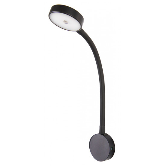 LED gooseneck lamps with white and red light -