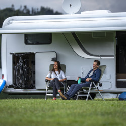 Thule Omnistor 5200 - Anthracite housing - Mystic Grey fabric