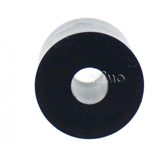 Round black PA spacer sleeve, 28mm high x 24mm wide, 8.4mm center hole