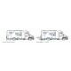 Towbar for motorhomes without frame extension, 2/3 t towing capacity