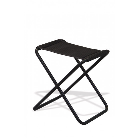 Camping stool Stool XL, grey, DuraDore, load capacity up to 100kg