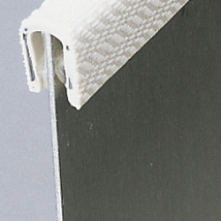 Edge protection profile - large clamping range - light grey - 10 m