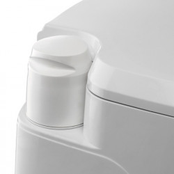 Porta Potti 335 portable camping toilet - with hold-down kit - white