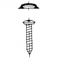 Cap screw for interior trim