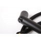 Shower set with shut-off valve - matte black