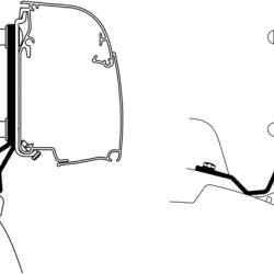 Awning adapter for Thule wall awnings
