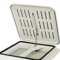 Replacement glass for crank-operated roof vent no. 36035