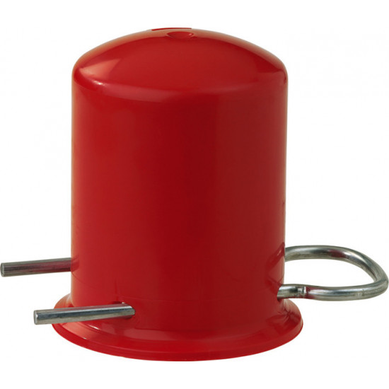 Protective cap for gas cylinders