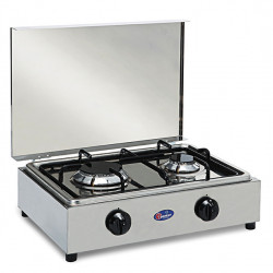 2-burner gas stove with flame failure device and removable cooking top – Parker
