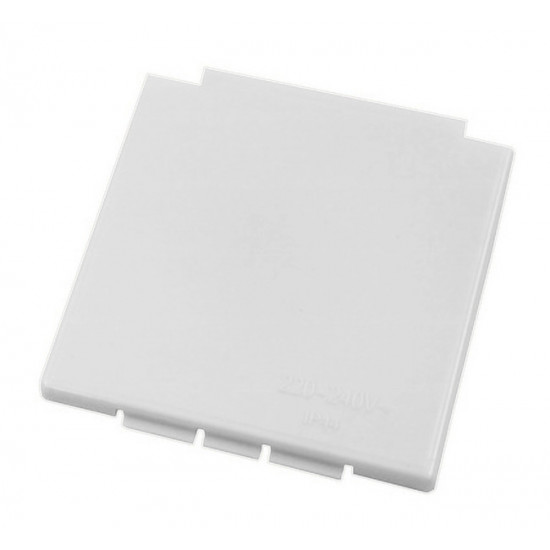 Replacement cover for CEE socket - Square - White
