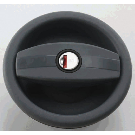 Caravan door lock - Right - Black / black