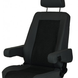 Pilot seat S 6.1 - Cover Tavoc 2 Grey/Black