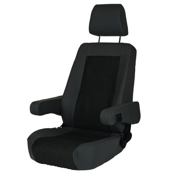Pilot seat S 6.1 - Cover Tavoc 2 Grey/Black