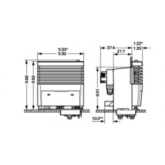 Truma Trumatic S5004 for 1 blower - 30 mbar