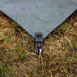 Fastening clips for tent carpets - set of 4