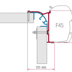 Fiamma Adapter Kit Bailey MK 2 f.F45