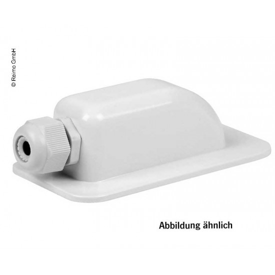 Cable entry - single - white - large