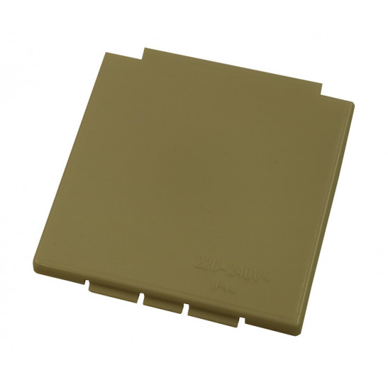 Replacement cover for CEE socket, beige