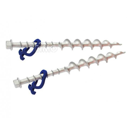 Peggy Peg screw pegs long aluminum set of 2