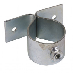 Clamp for swivel table with centrally welded nut
