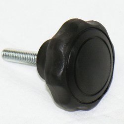 Star knob M6 x 30 - Black
