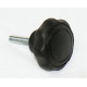 Star knob M6 x 30 - Black