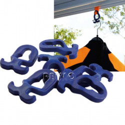 Peggy Peg standard hooks, set of 6, compatible with Peggy Peg screw pegs N