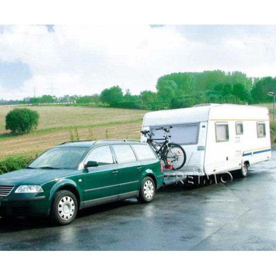 Drawbar adapter for bicycle carriers